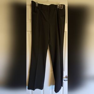Black bootcut pants, 12 Tall